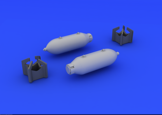 US 250lb bombs (2 pcs) 1/48  - 3