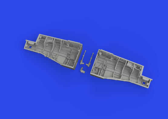 P-51B/C wheel bay PRINT 1/48  - 3