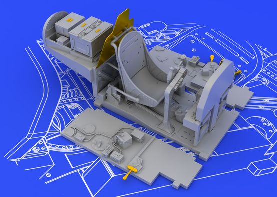 P-38J cockpit 1/48  - 3