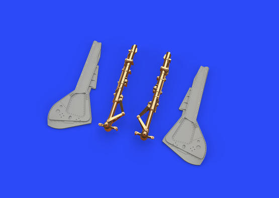 Fw 190A-8 undercarriage legs BRONZE 1/48  - 3