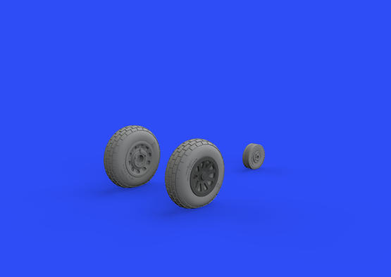 P-51D wheels block tread 1/48  - 3