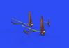 B-17G undercarriage legs BRONZE 1/48 - 3/3