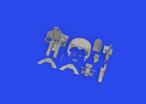 FM-2 kokpit s pancéřovanou opěrkou hlavy PRINT 1/48  - 3