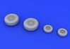 F-4J wheels 1/72 - 3/4