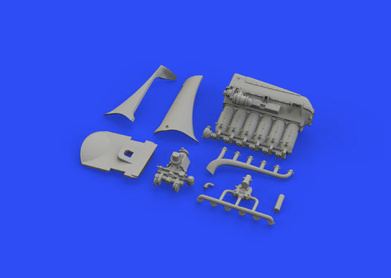 Fokker D.VIIF engine/BMW IIIa 1/72  - 3