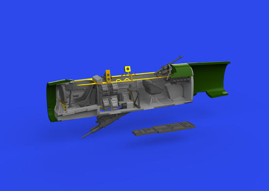 Bf 110E kokpit 1/72  - 3