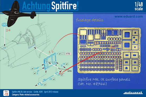 Spitfire Mk.IX surface panels 1/48  - 4