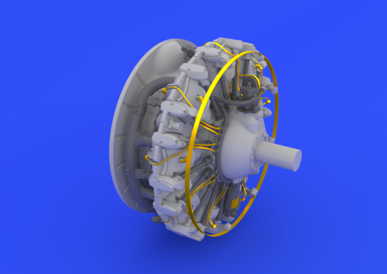 B-17G engine No.1 1/32  - 4