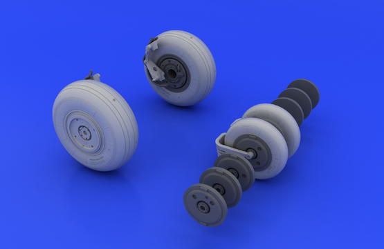 MiG-29 wheels 1/48  - 4