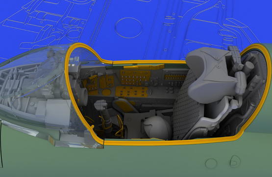 MiG-21SMT interior 1/48  - 4