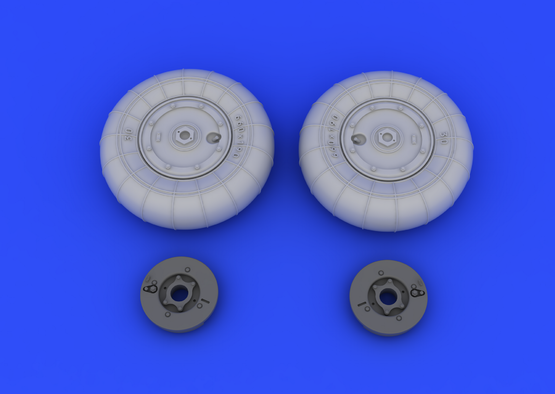 Bf 109G-10 wheels 1/48  - 4