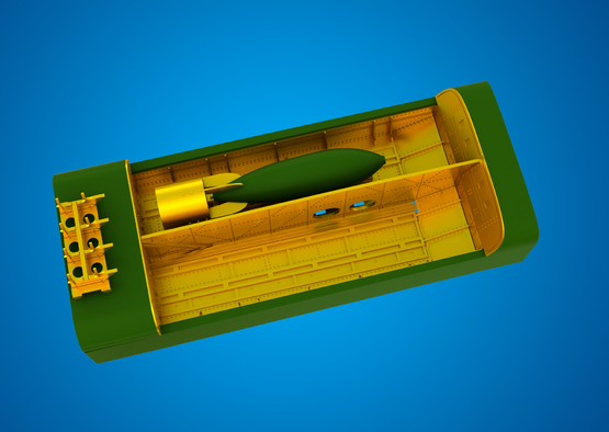 Blenheim Mk.I bomb bay 1/72  - 4