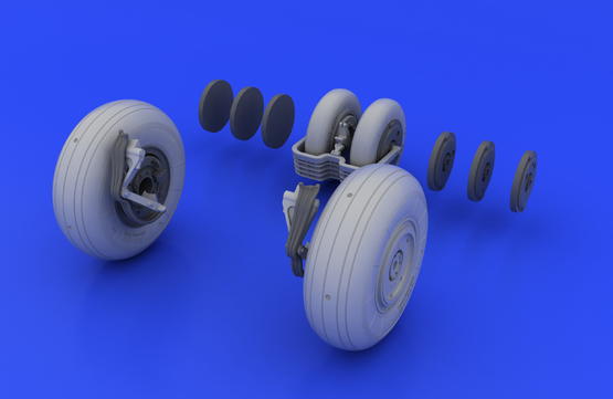 MiG-29 wheels 1/48  - 5