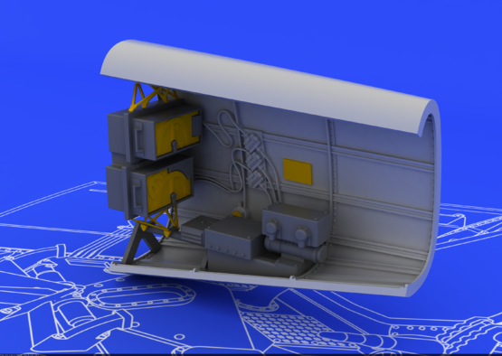 Bf 109E cockpit and radio compartment 1/48  - 5