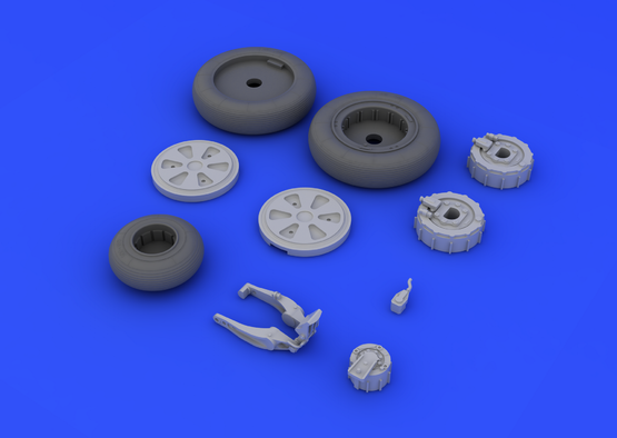 MiG-21PFM wheels 1/48  - 5