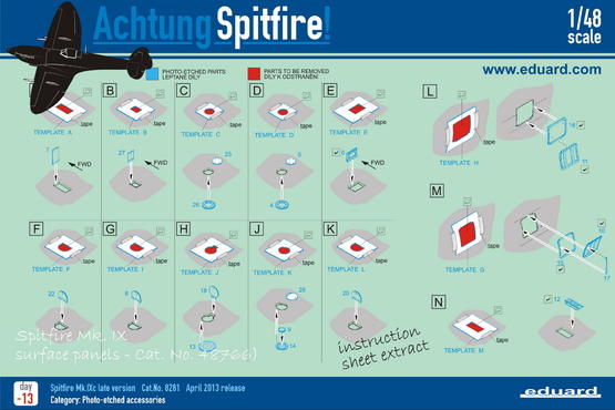 Spitfire Mk.IX surface panels 1/48  - 7