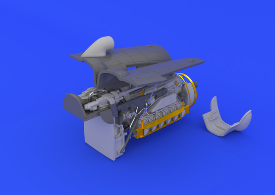 Bf 109G-6 engine and guns 1/48  - 7