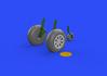 P-40B wheels  1/48 1/48 