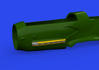 Bf 109K-4 exhaust stacks PRINT 1/48 