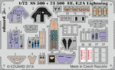 EE F.2A Lightning interior S.A. 1/72 